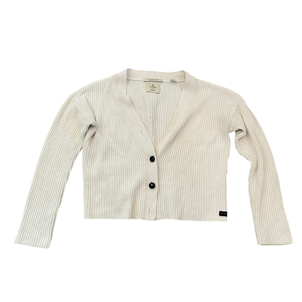 Scotch & Soda Classics Cropped Cardigan Women's S